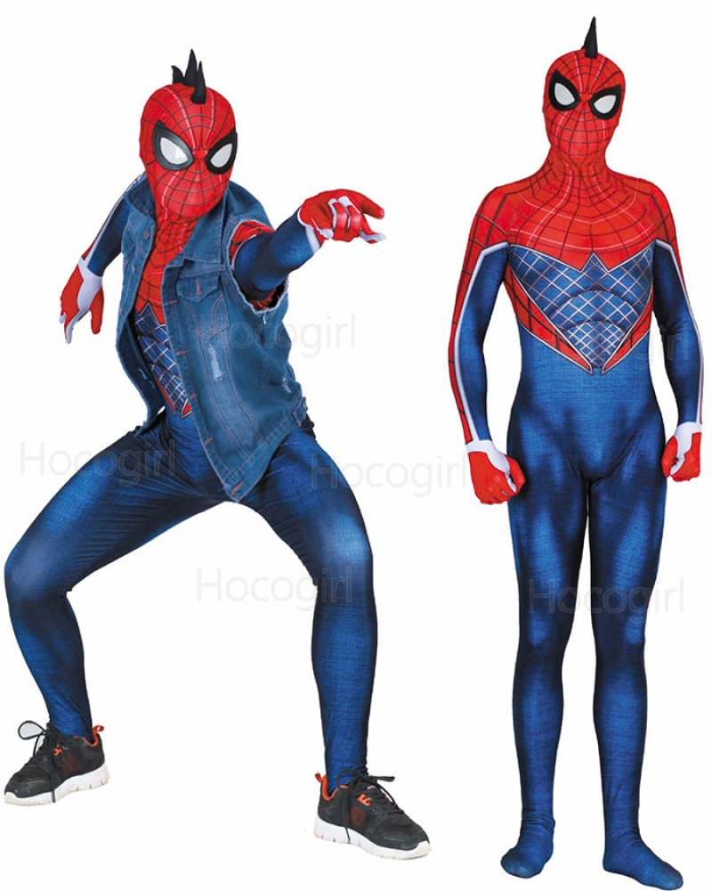 Halloween Super Hero PS4 Spider-Punk Bodysuit HC005