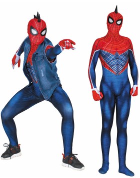 Halloween Super Hero PS4 Spider-Punk Bodysuit HC005